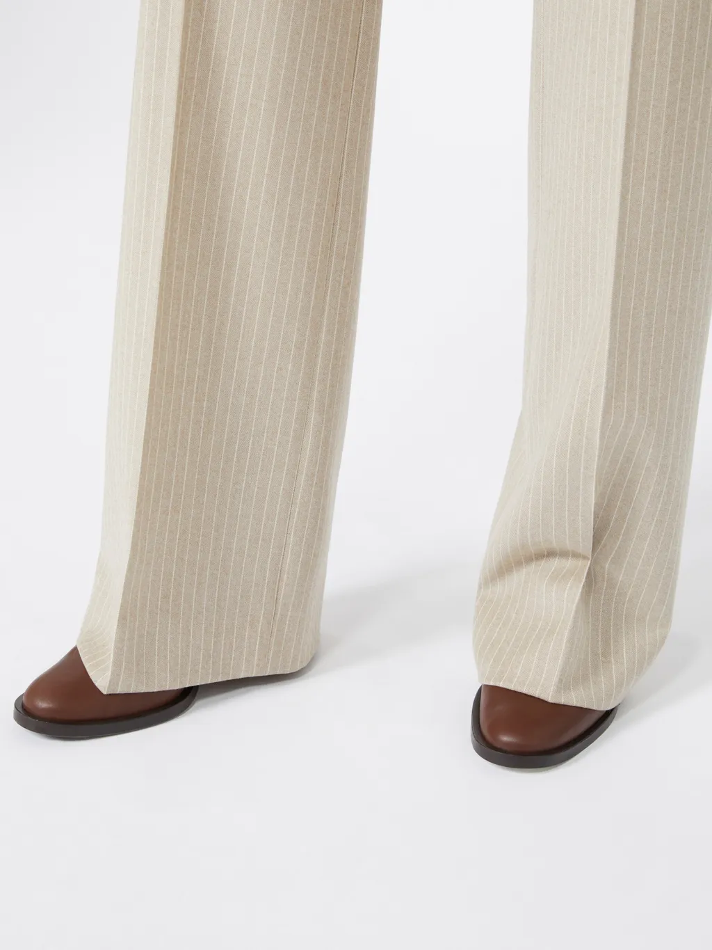 Studio Striped Pleated Trousers