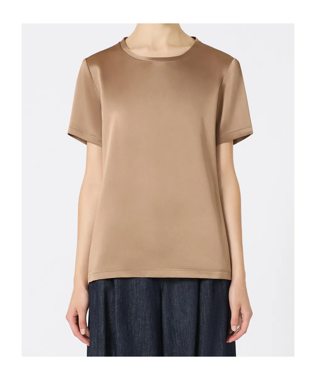 Viscose Satin T-Shirt