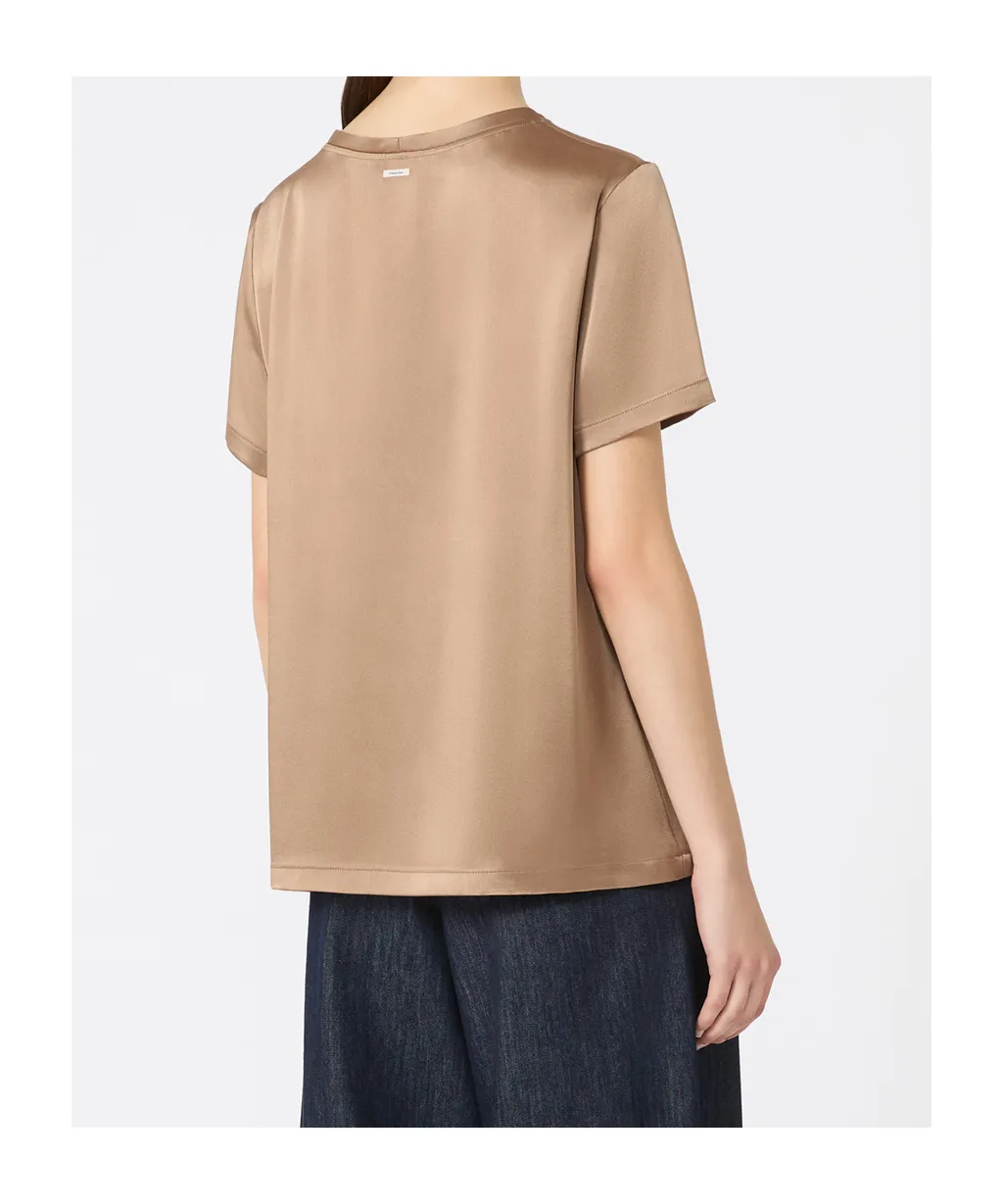 Viscose Satin T-Shirt