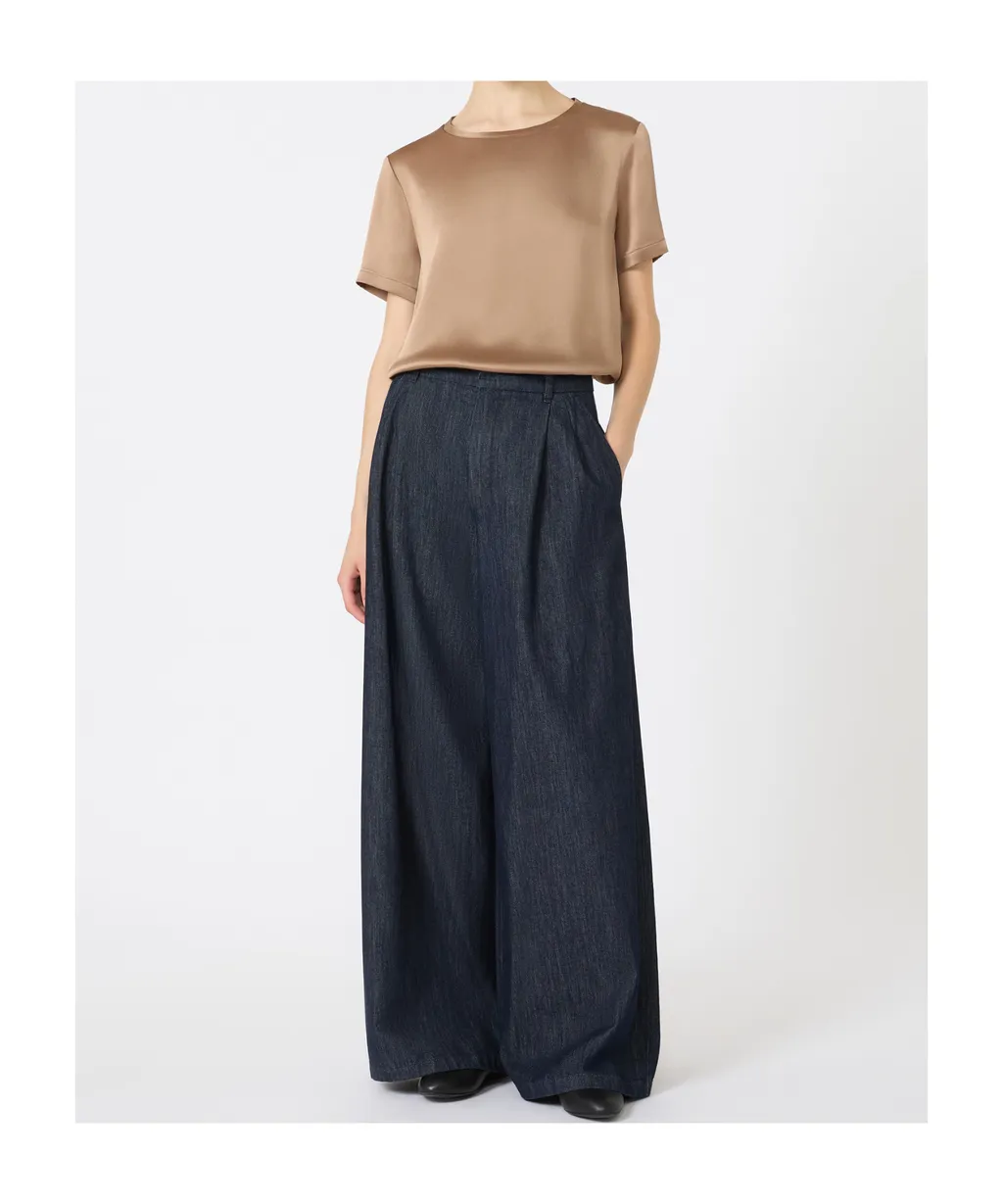 Viscose Satin T-Shirt