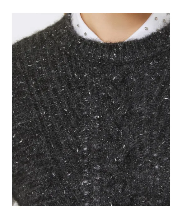 Alpaca And Lurex Gilet