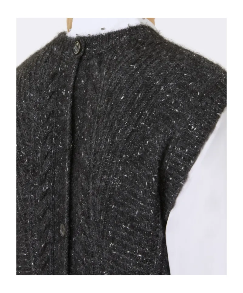 Alpaca And Lurex Gilet