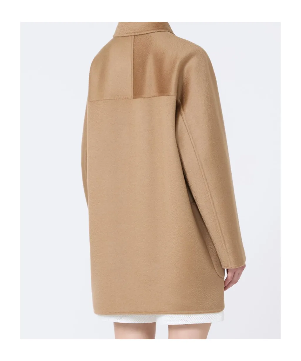 Short Pure Cashmere Coat