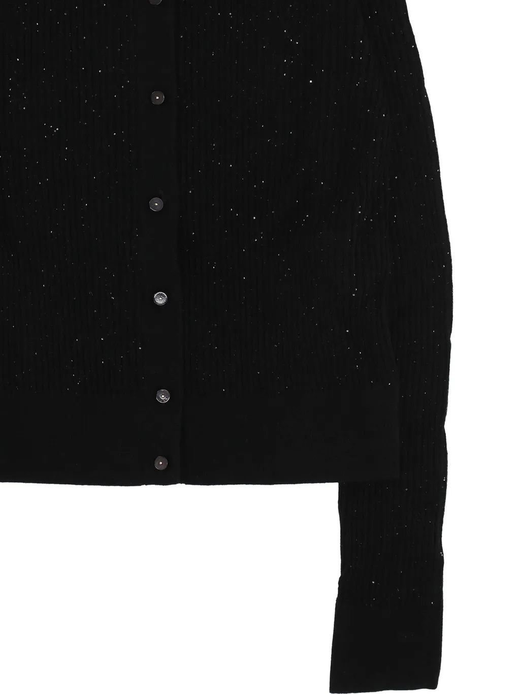 Crewneck Button-Up Cardigan