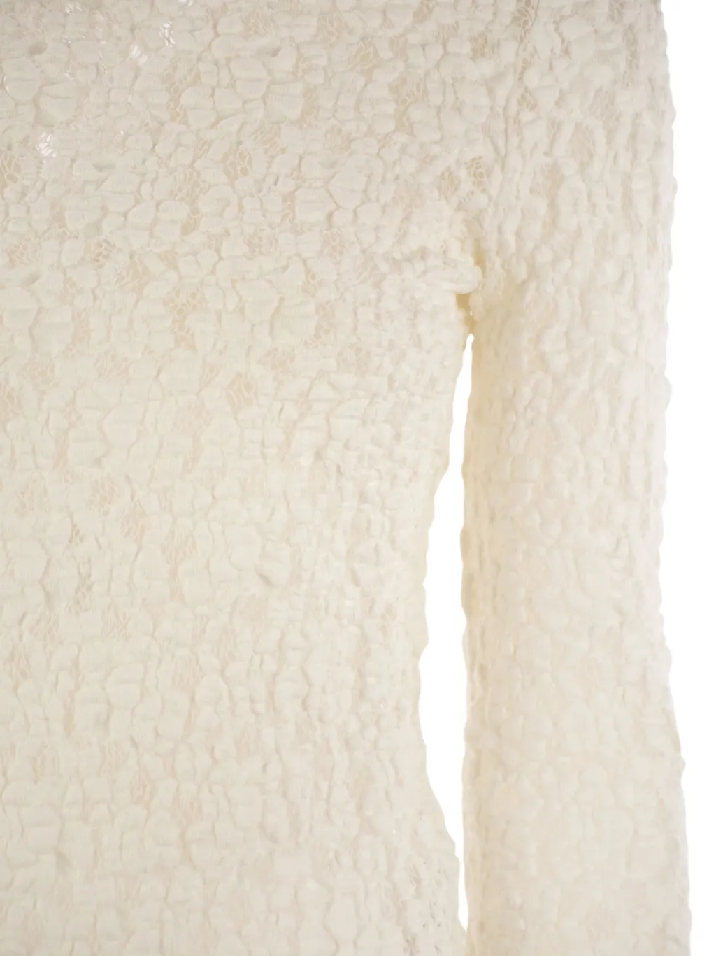 Gennaio Lace Jersey Knit Top