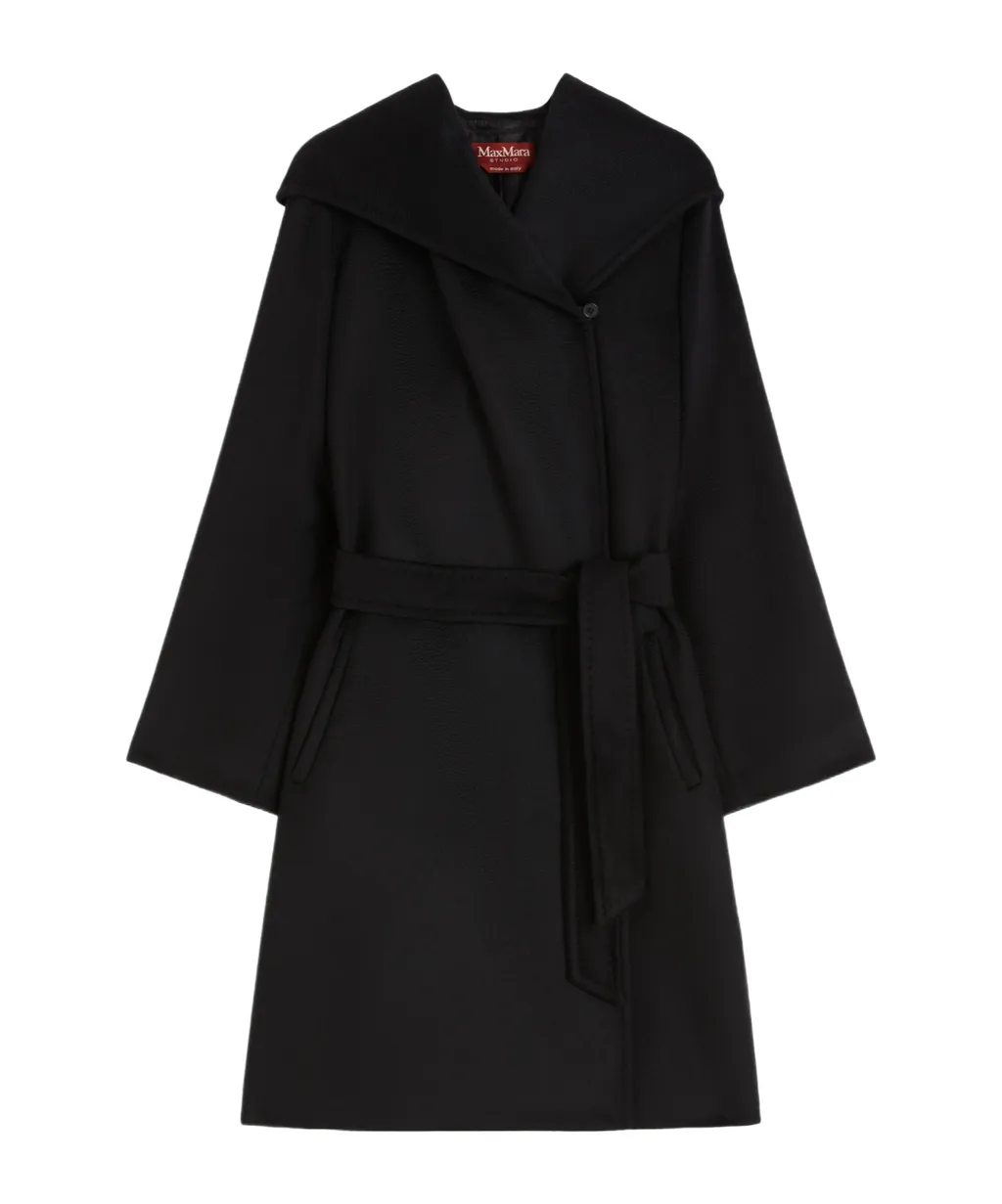 Studio Newmang Belted Hooded Coat