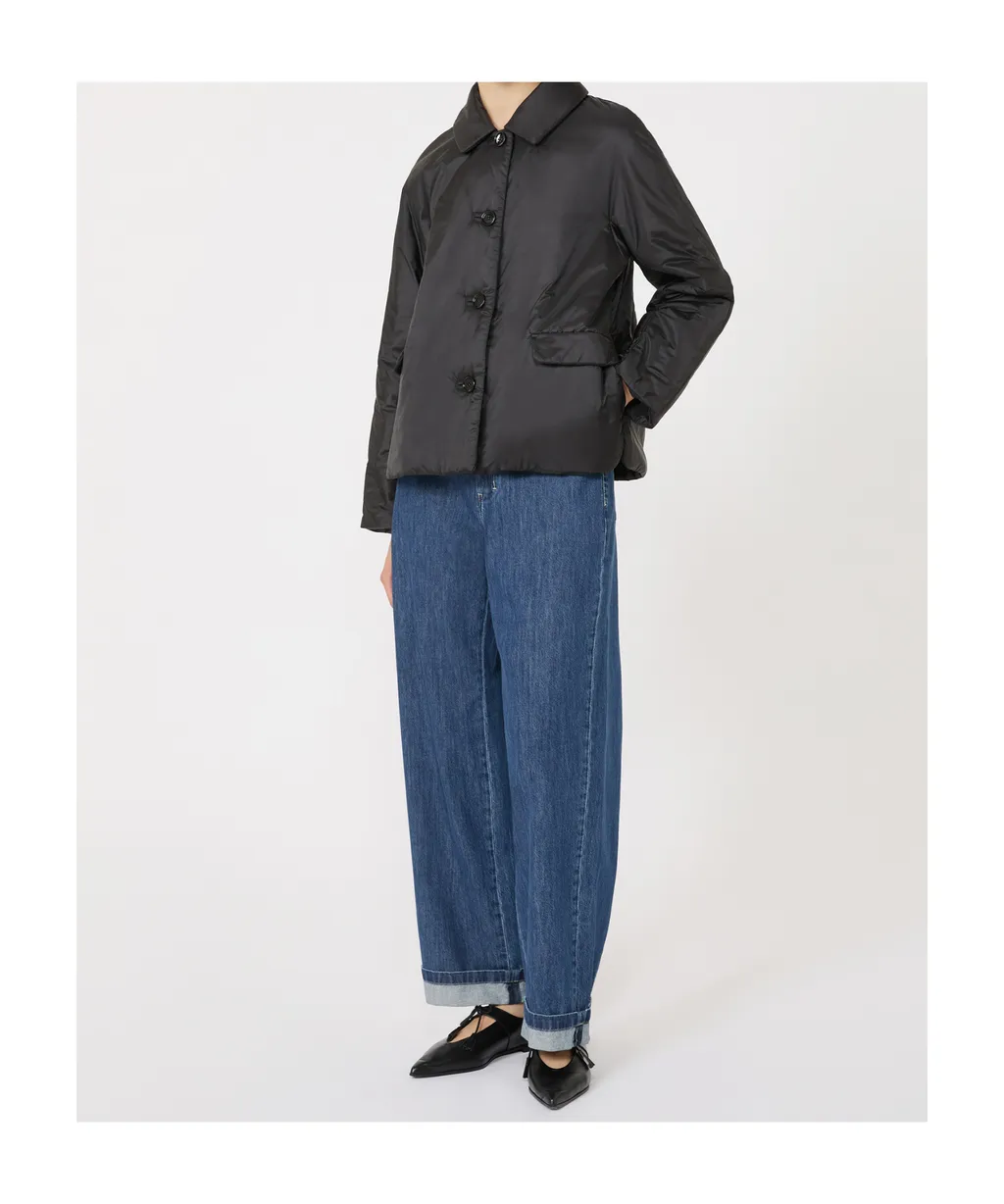 The Cube Greens Button-Up Padded Jacket