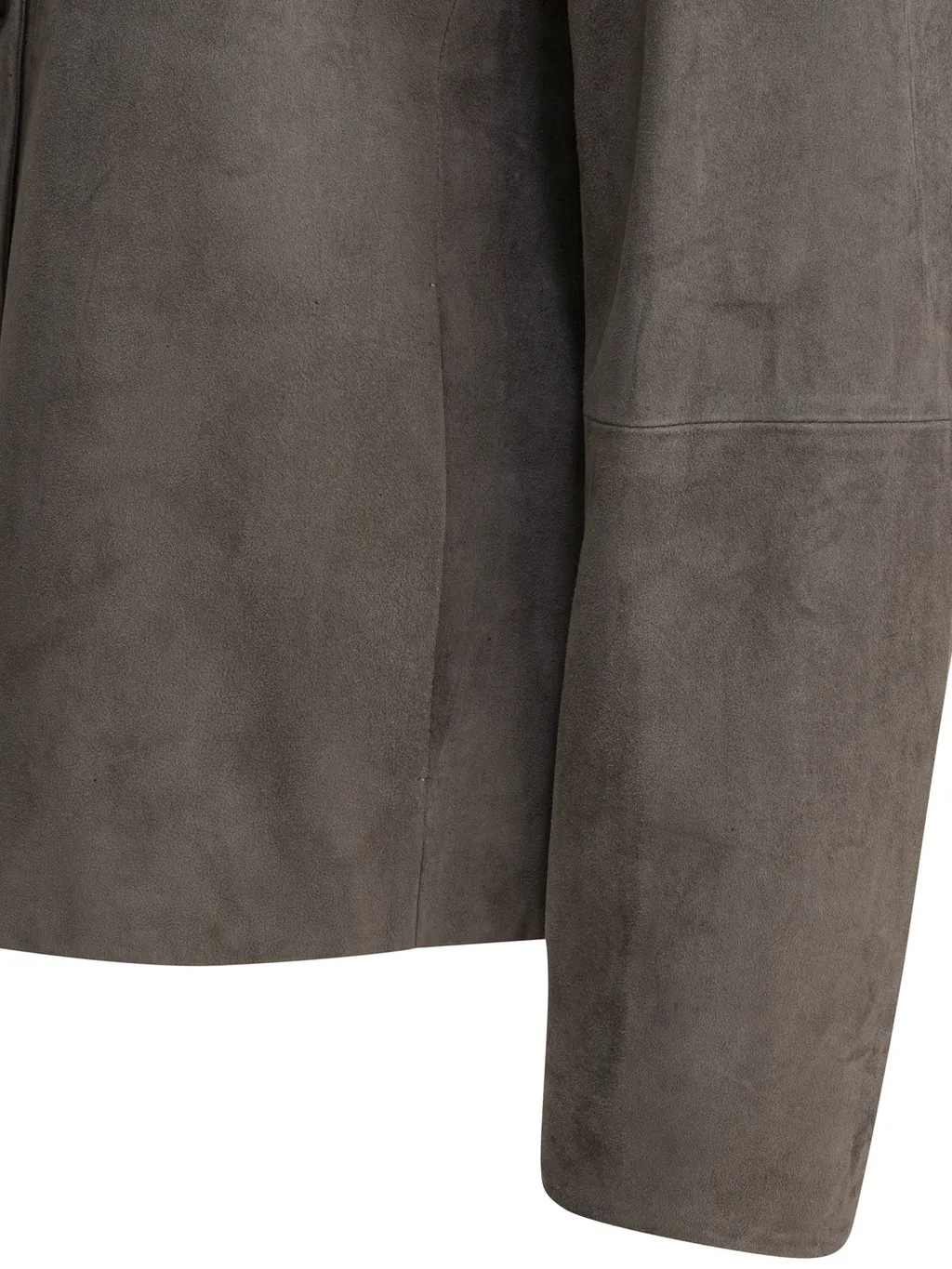 Long-Sleeved Button-Up Coat