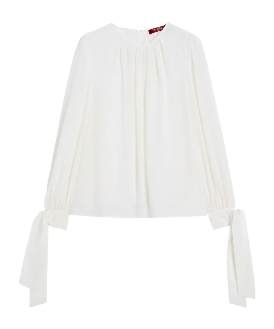 Silk Crepe De Chine Blouse