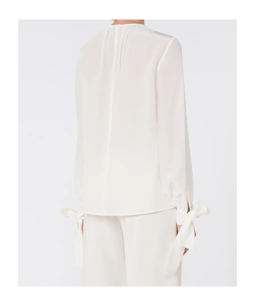 Silk Crepe De Chine Blouse