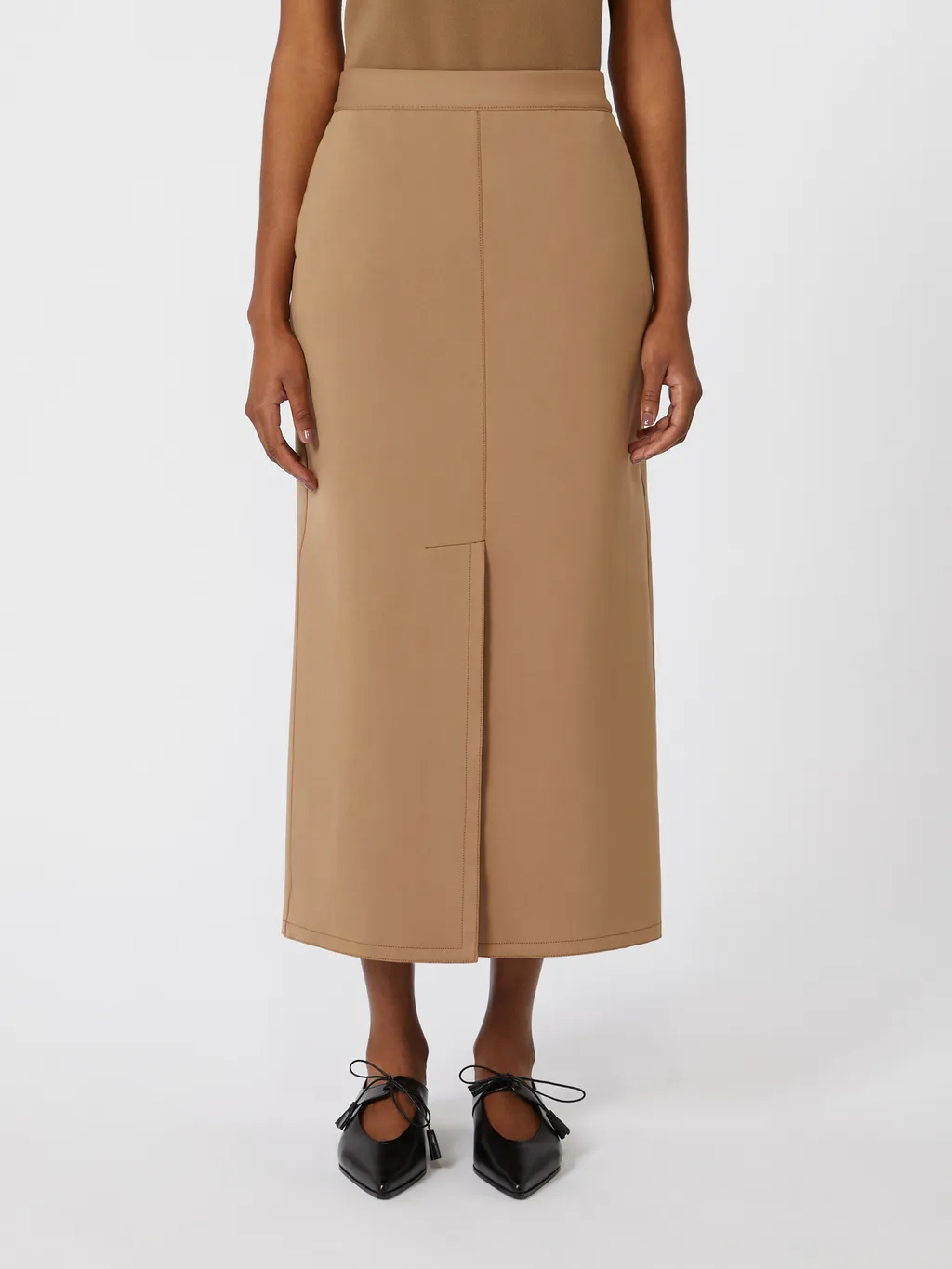 Technical Jersey Pencil Skirt