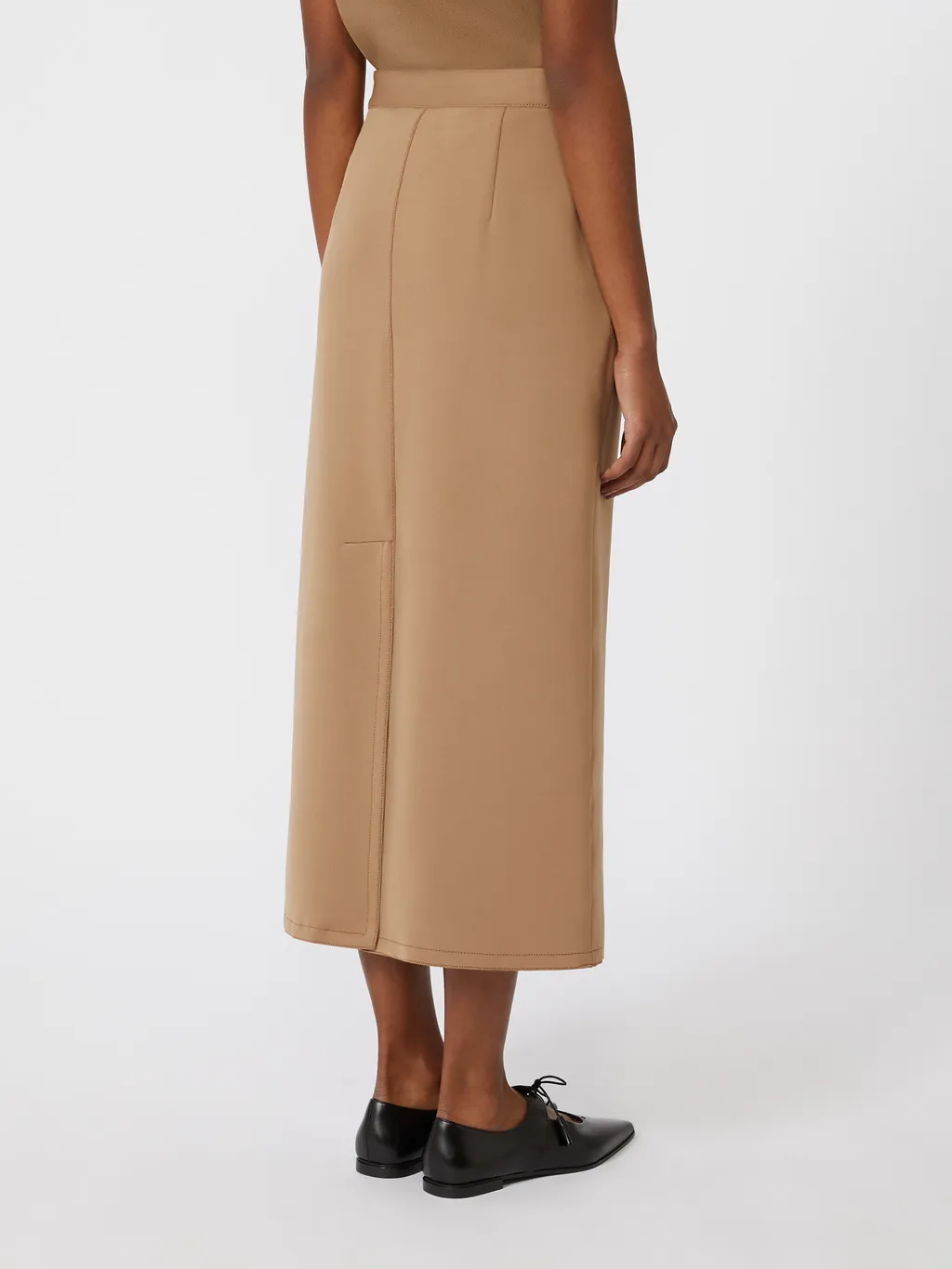 Technical Jersey Pencil Skirt