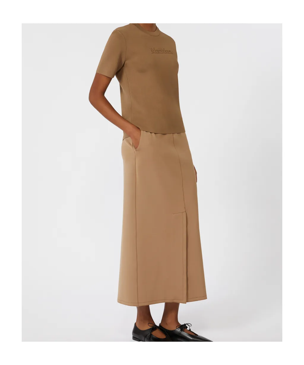 Technical Jersey Pencil Skirt