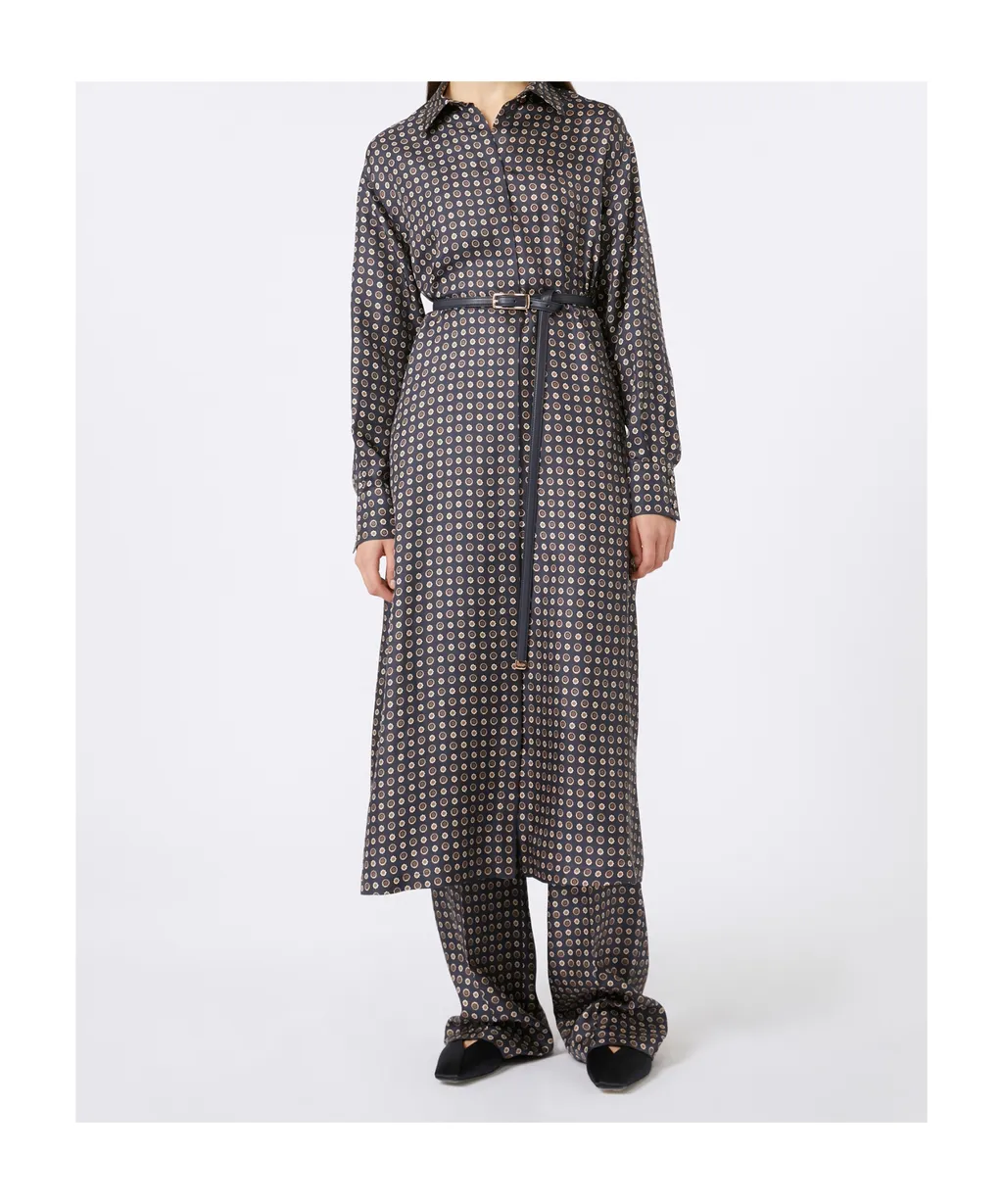 Mister Long-Sleeved Belted Dress