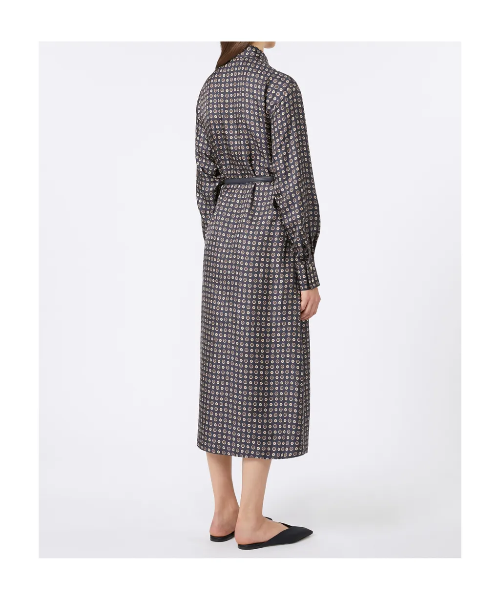 Mister Long-Sleeved Belted Dress