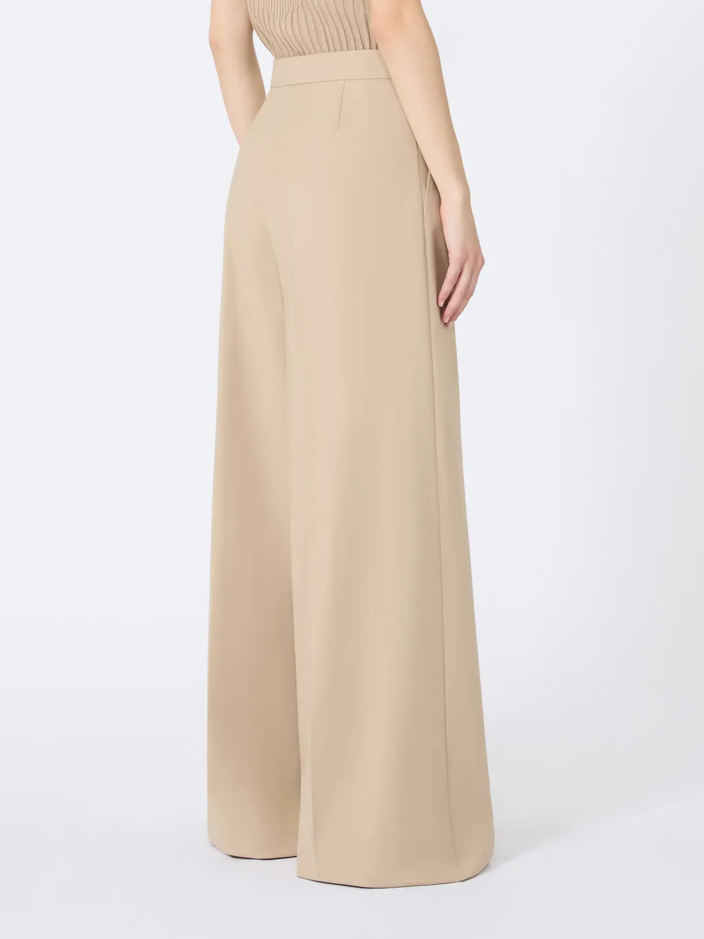 Wide-Fit Cotton Trousers
