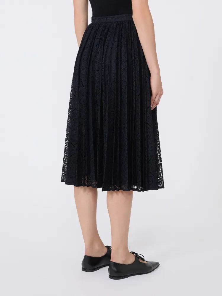 Studio Pleated Midi Skirt