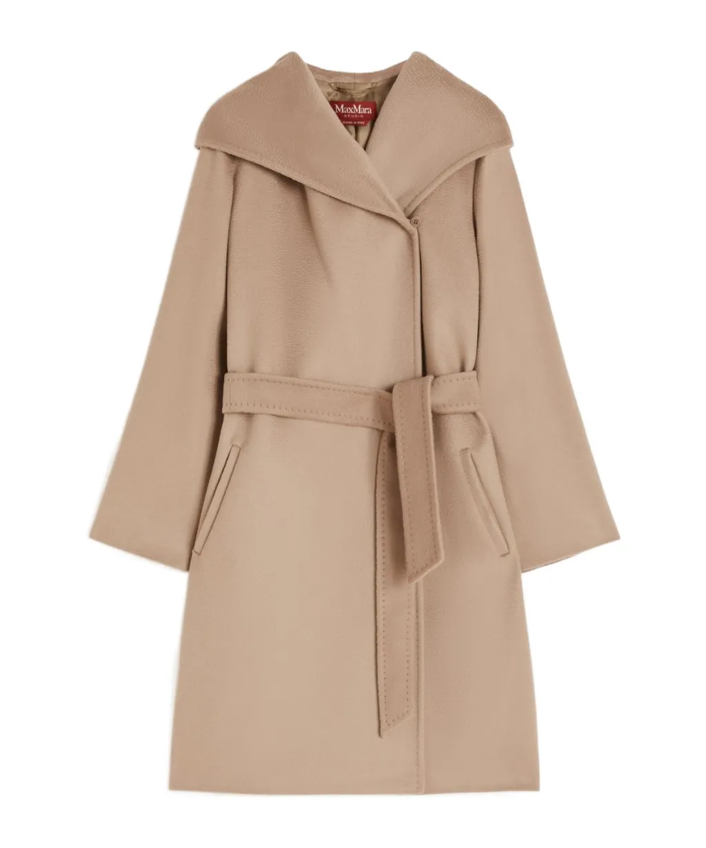 Studio Newmang Belted Hooded Coat