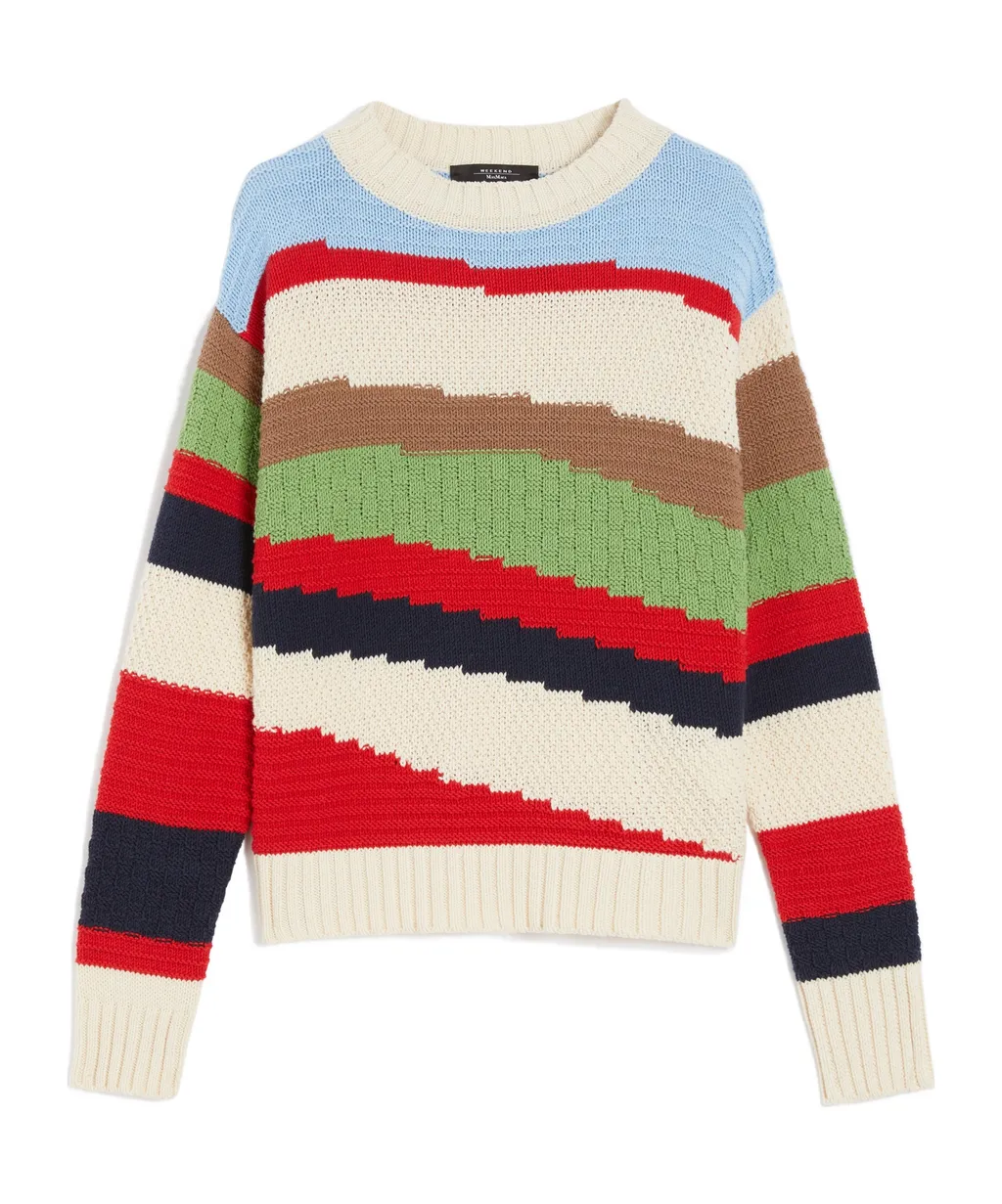 Weekend Multicolor Intarsia Knit Jumper
