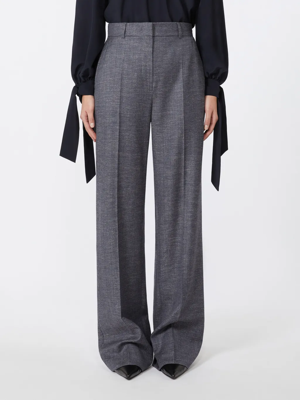 Wool-Blend Trousers