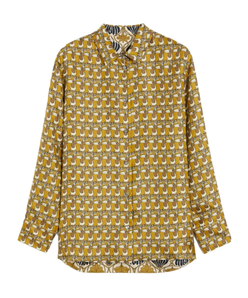 Reversible Printed Silk Shirt