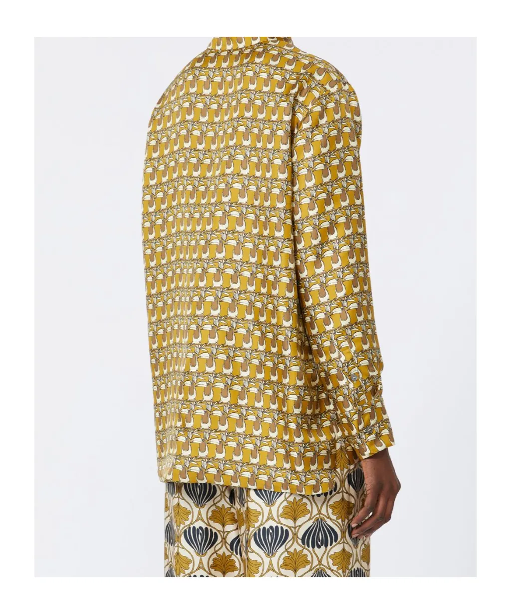 Reversible Printed Silk Shirt