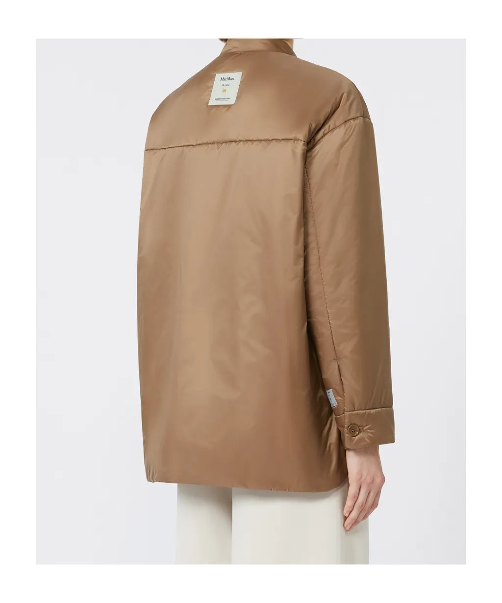 Padded Shirt Jacket In Water-Repellent Canvas
