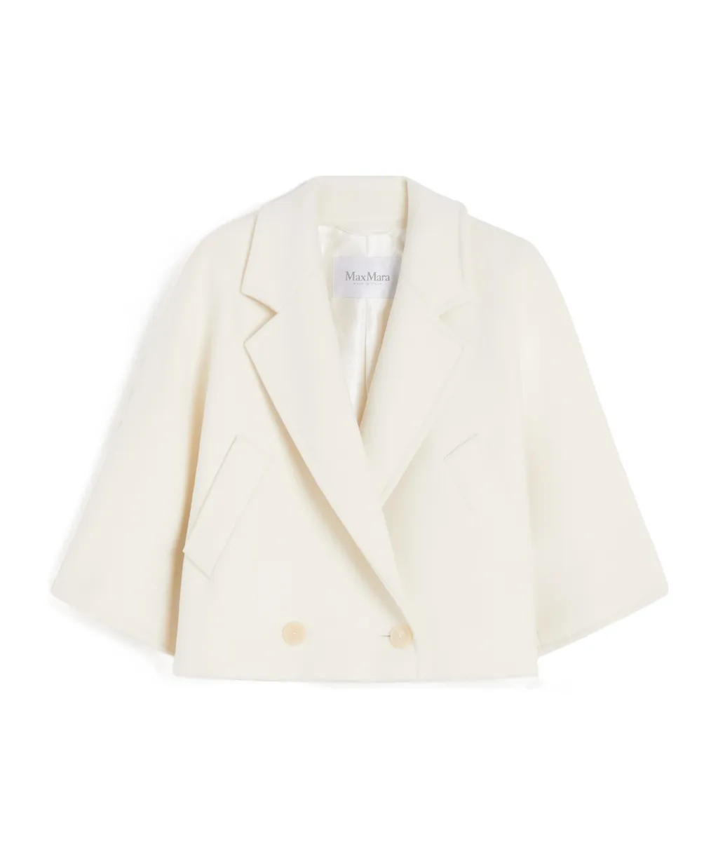 Wool And Cashmere Cropped Jacket