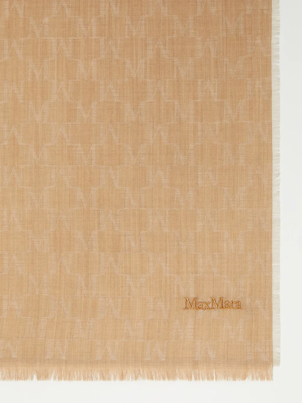 Logo Embroidered Scarf