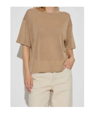 Relaxed-Fit Cotton And Viscose Sweater