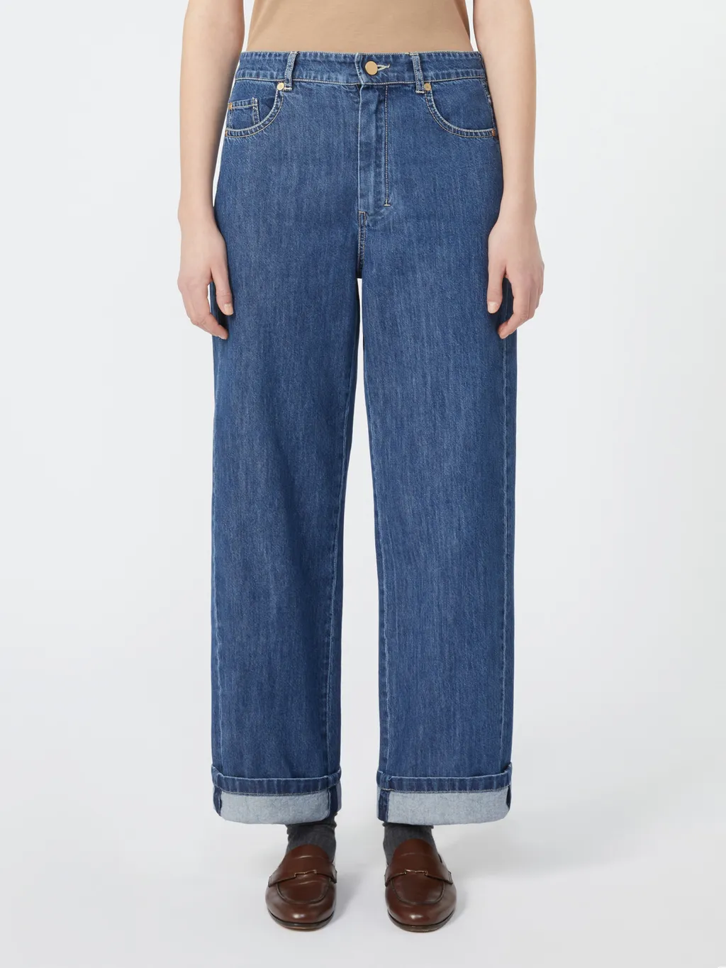 Eles Logo-Patch Jeans