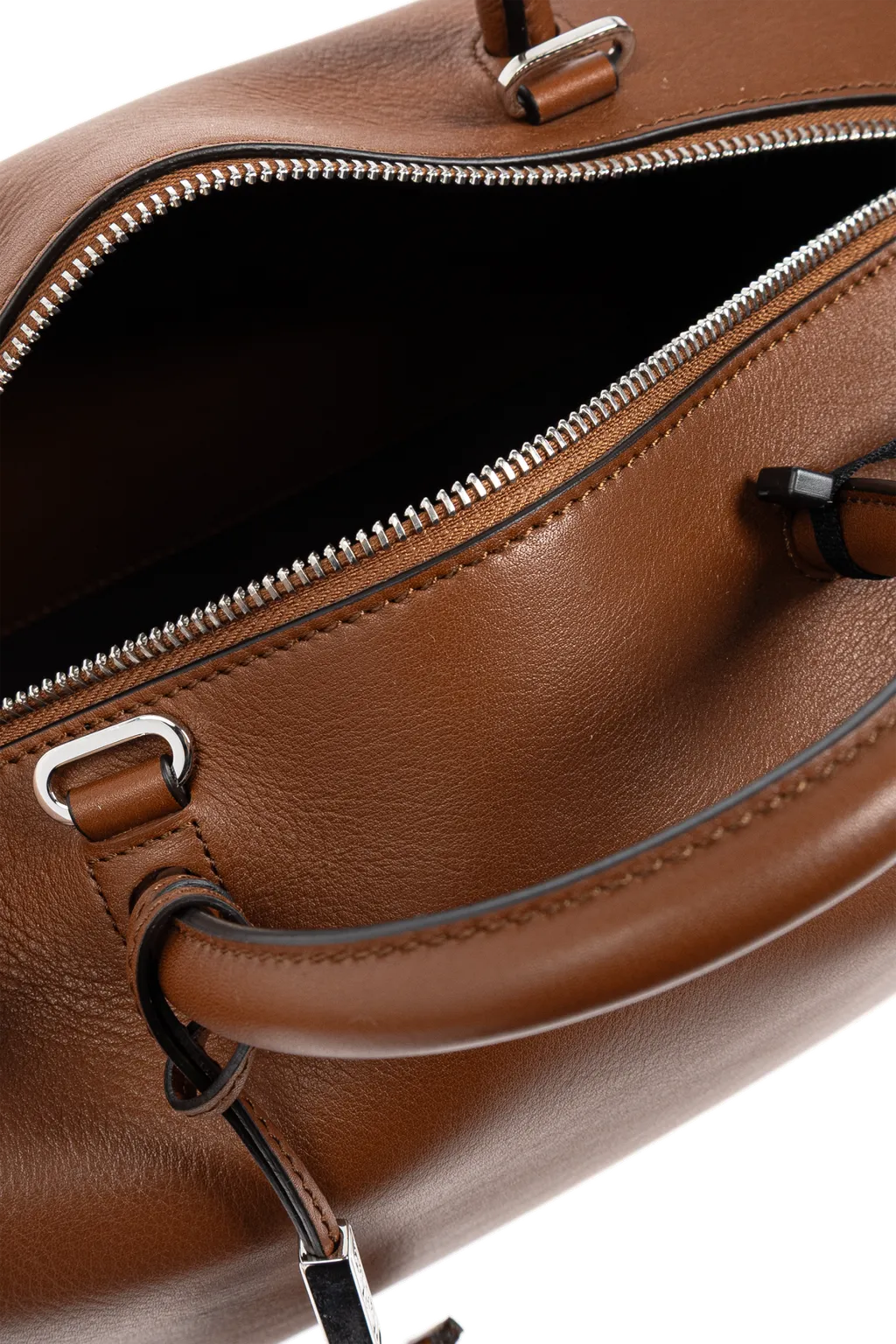Holdallm Logo Stamp Zip-Up Tote Bag