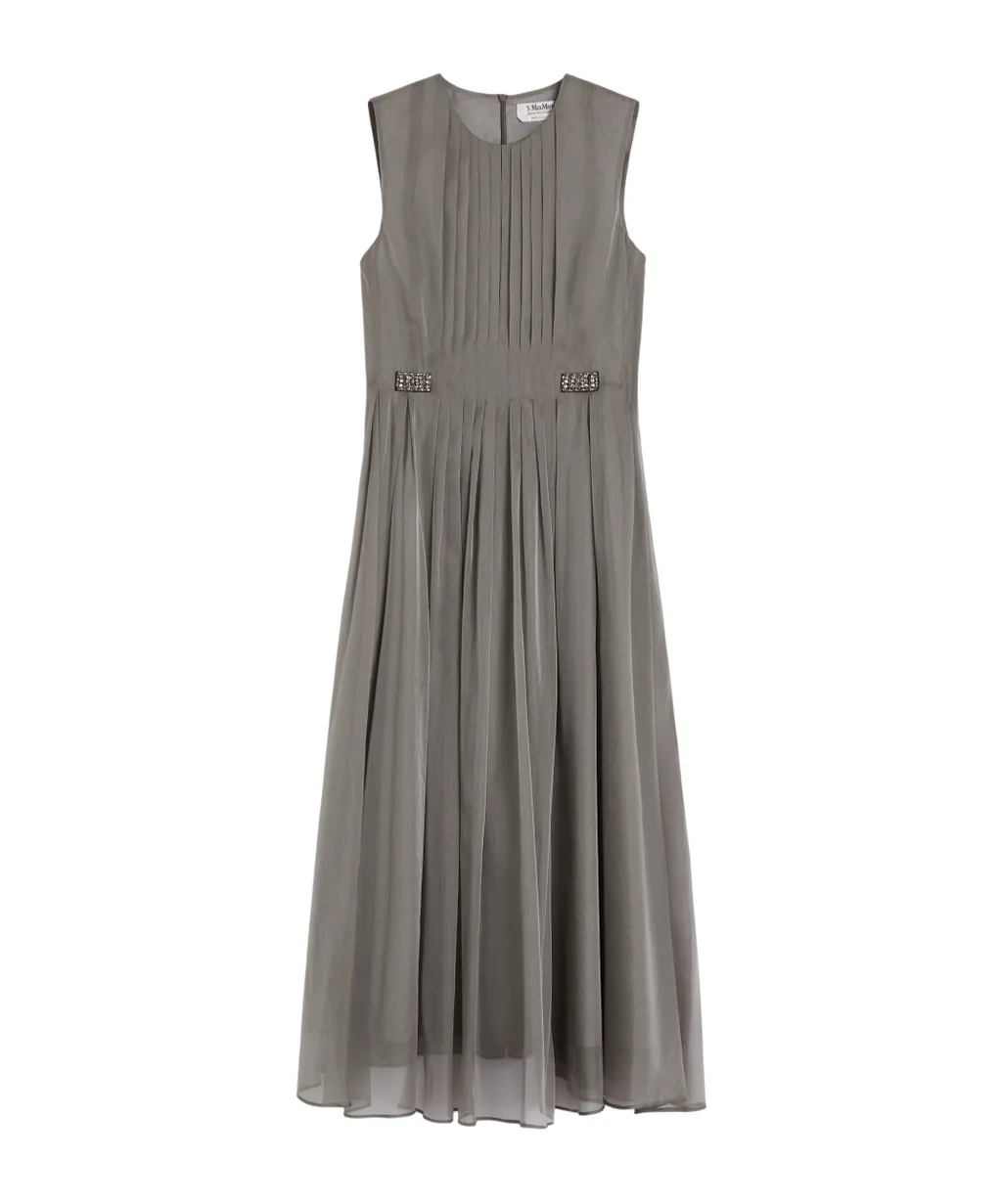 Wally Pleated Midi Dress
