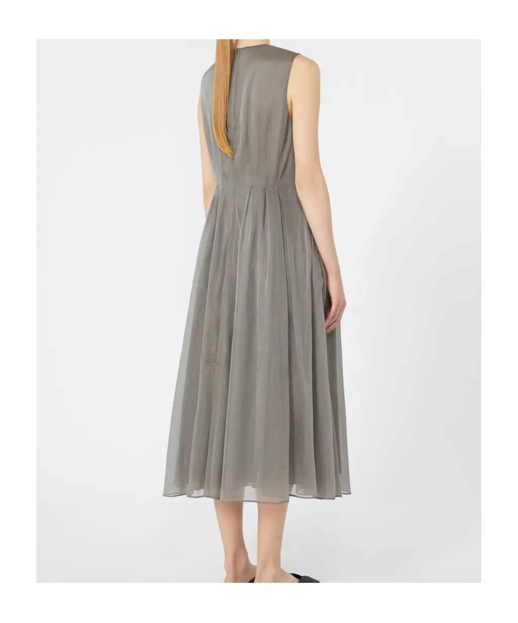 Wally Pleated Midi Dress