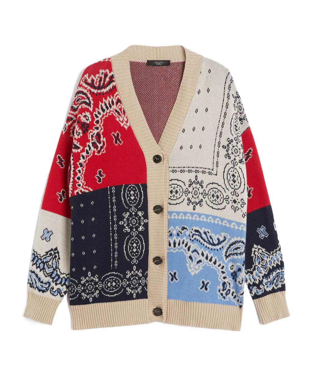 Weekend Oversized Jacquard Cardigan