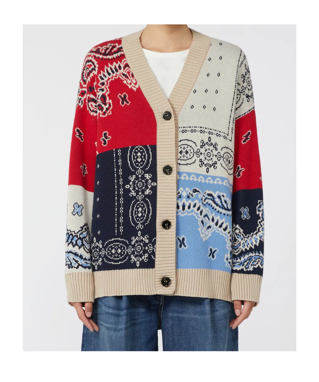 Weekend Oversized Jacquard Cardigan