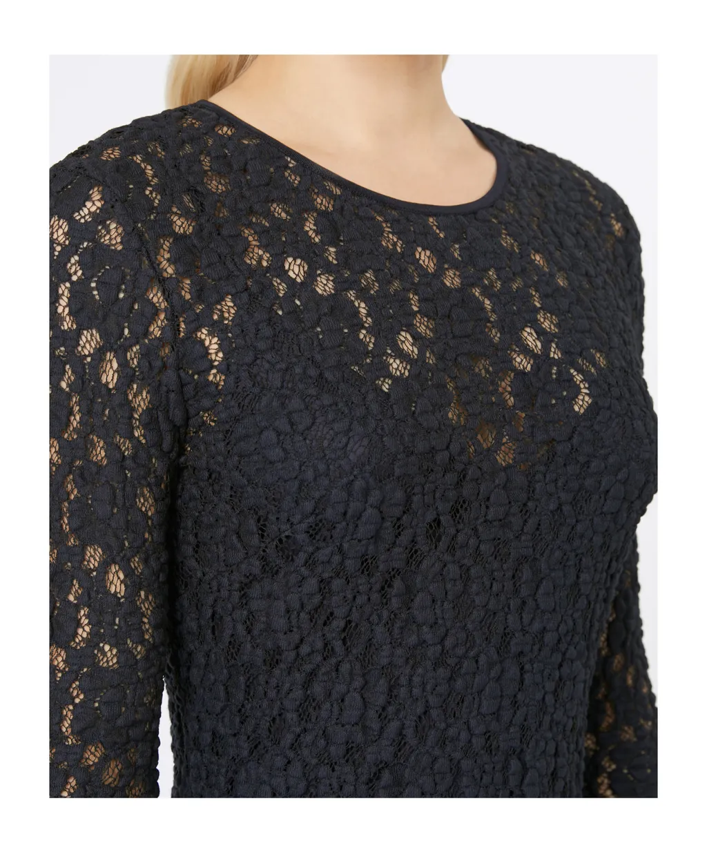 Sarta Lace Crewneck Dress