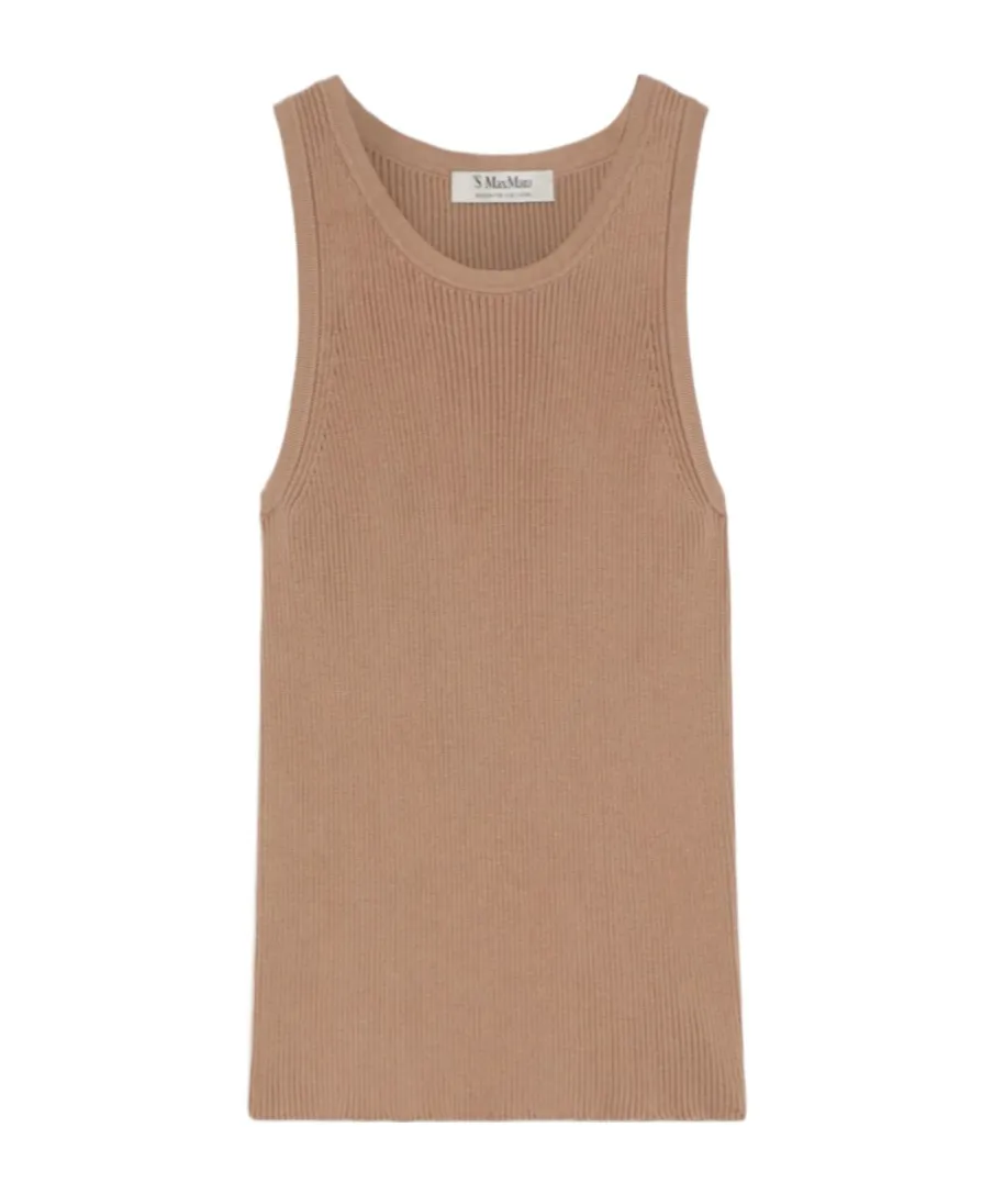 Rib-Knit Cotton Top
