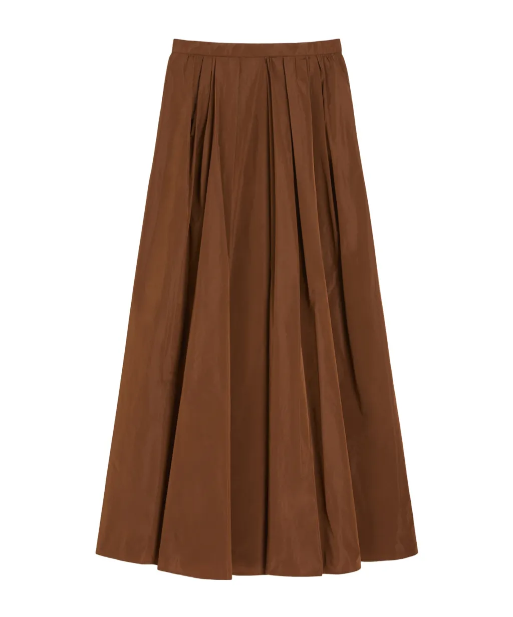Long Taffeta Skirt