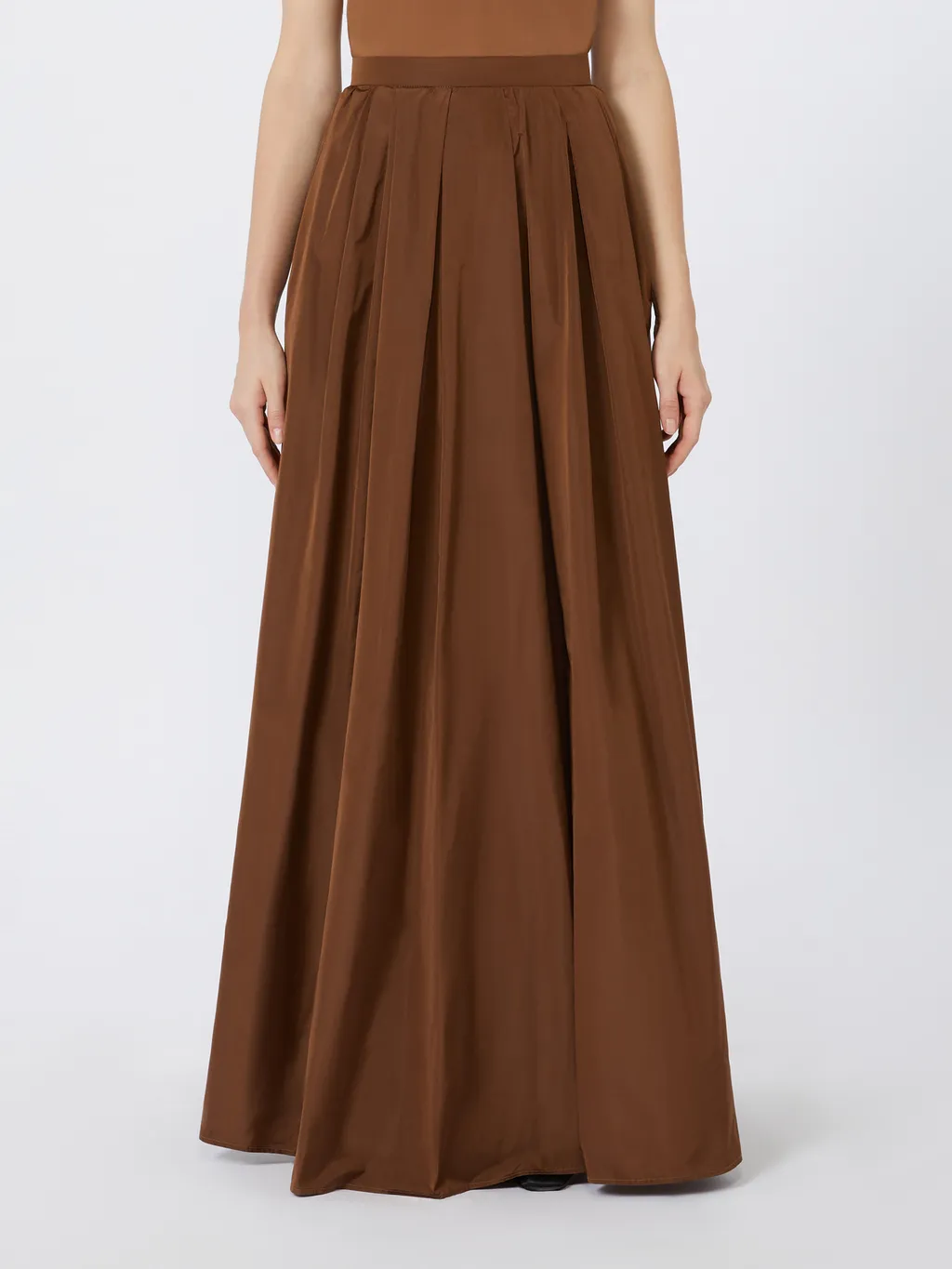 Long Taffeta Skirt