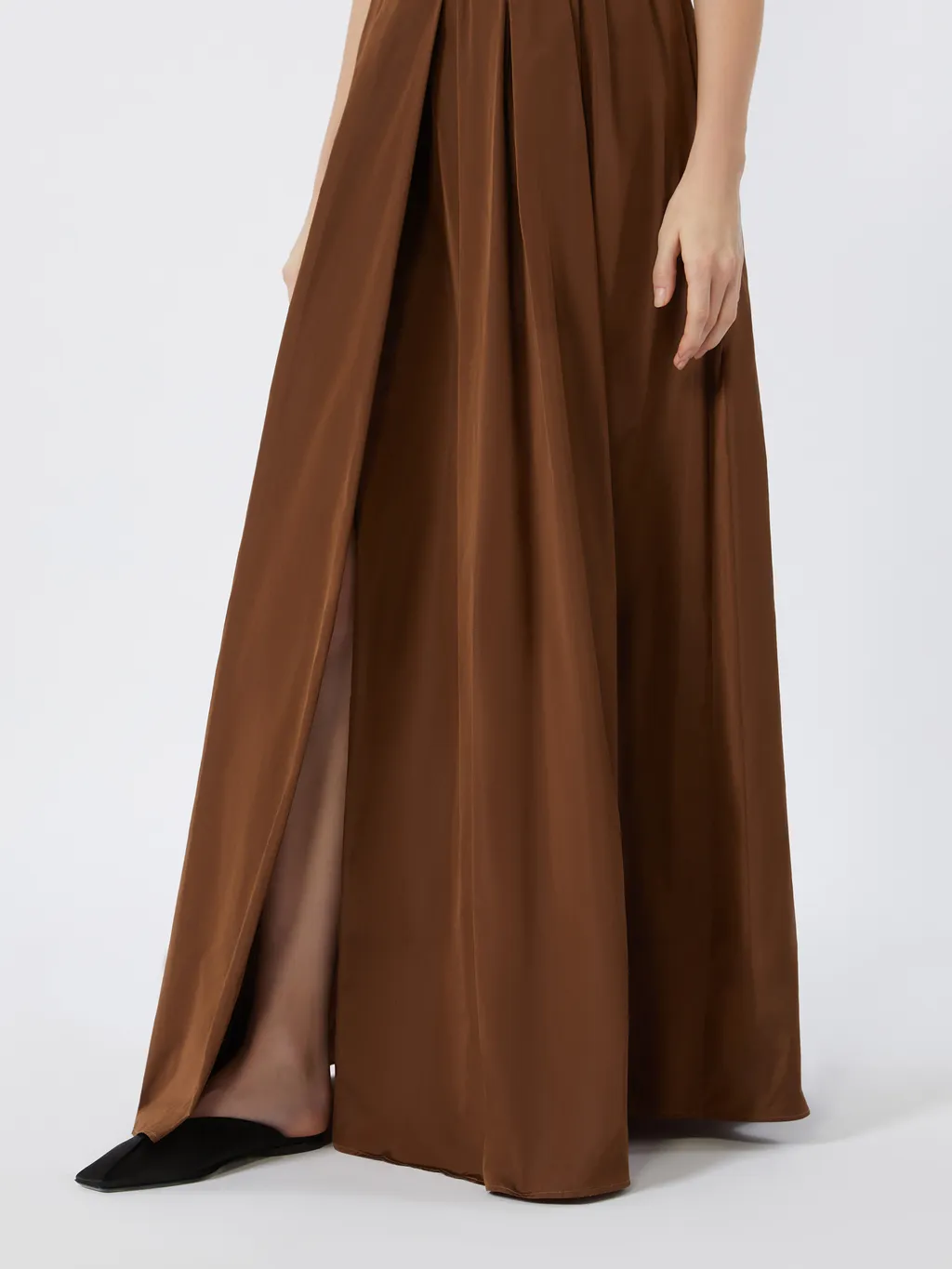 Long Taffeta Skirt