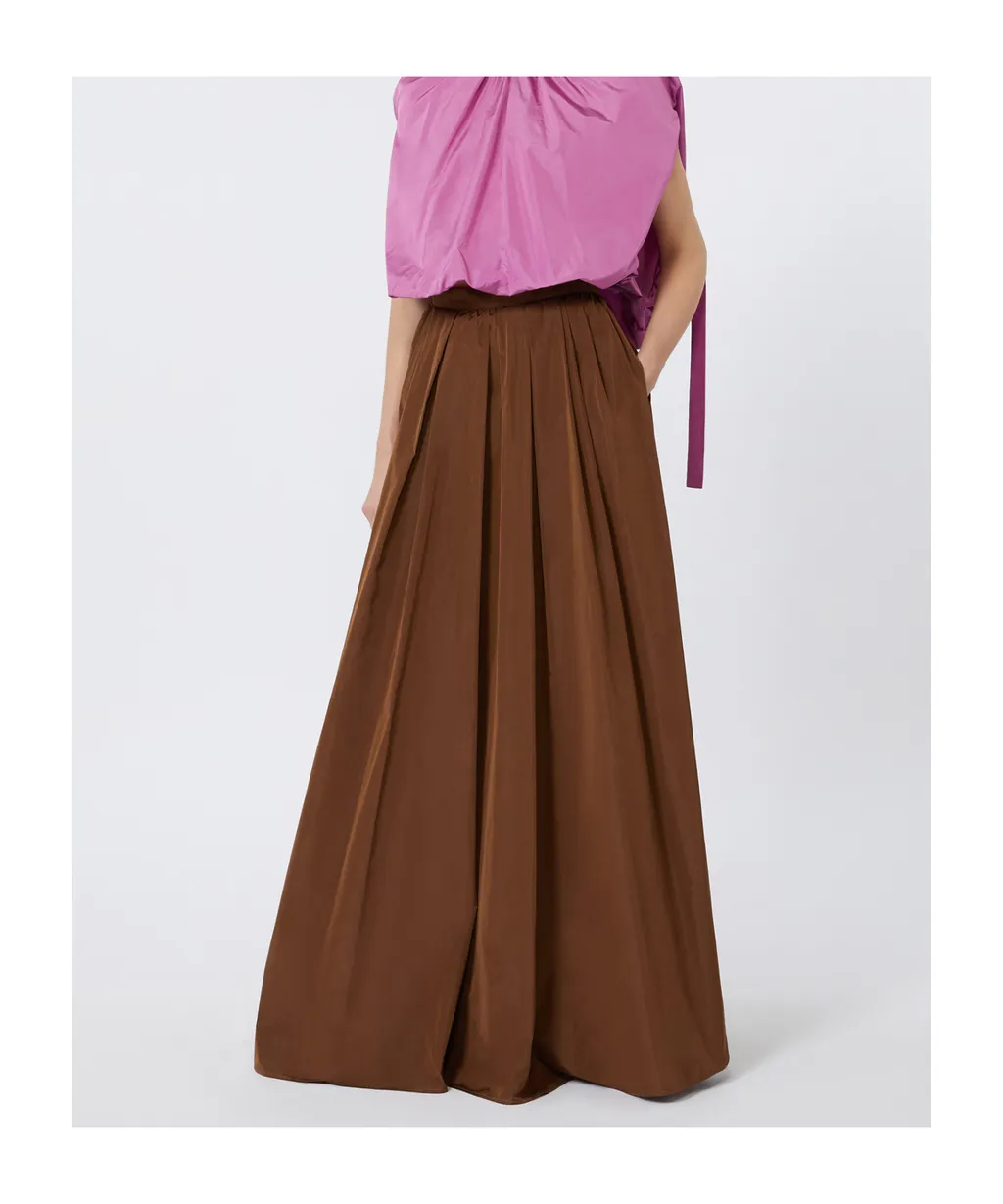 Long Taffeta Skirt