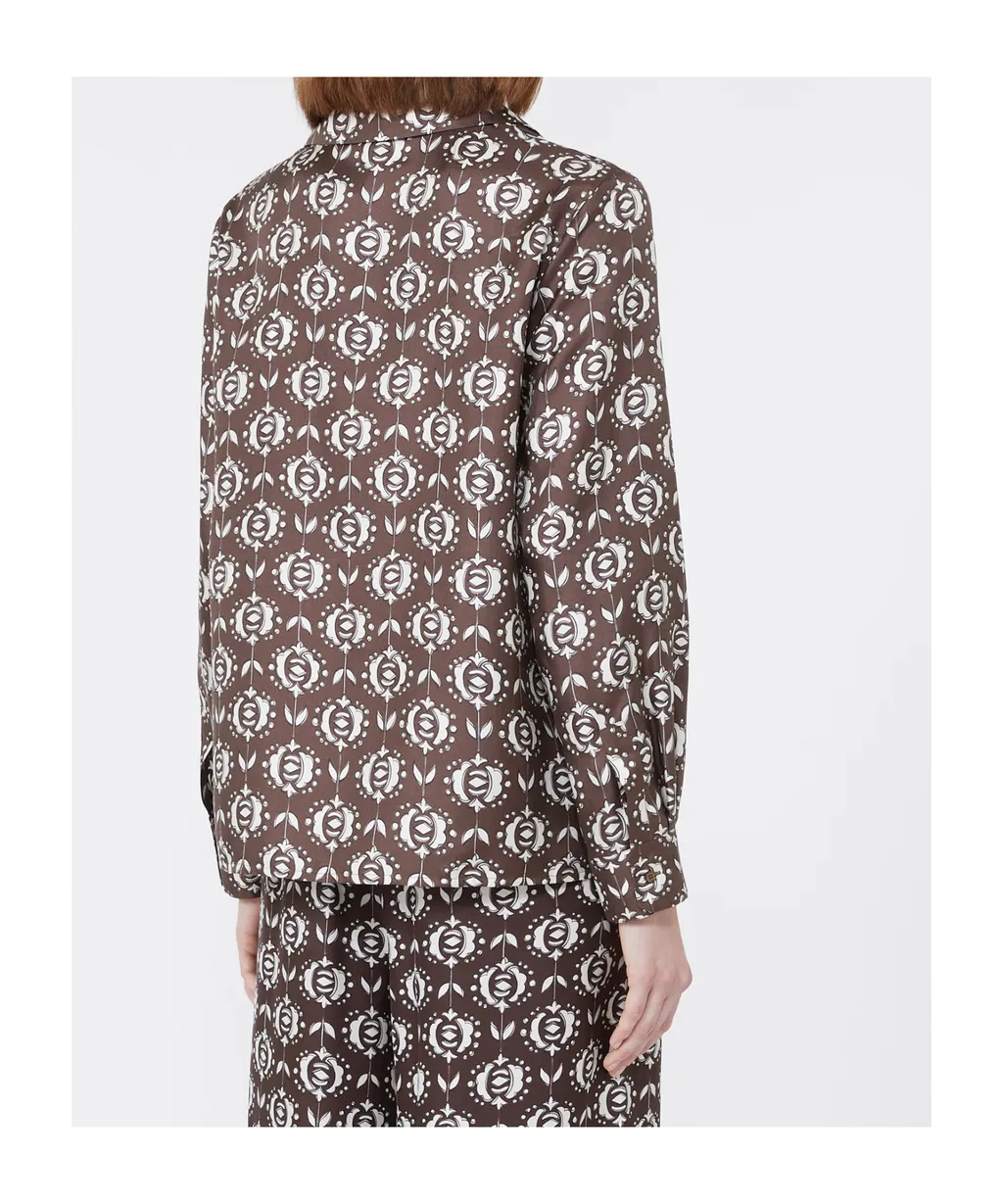 Oncia Pattern-Printed Long-Sleeved Shirt
