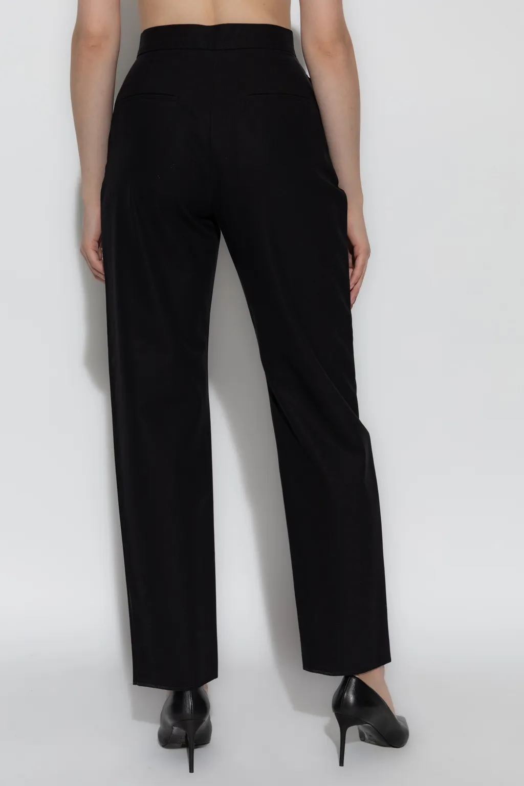 Cotton Carrot-Fit Trousers