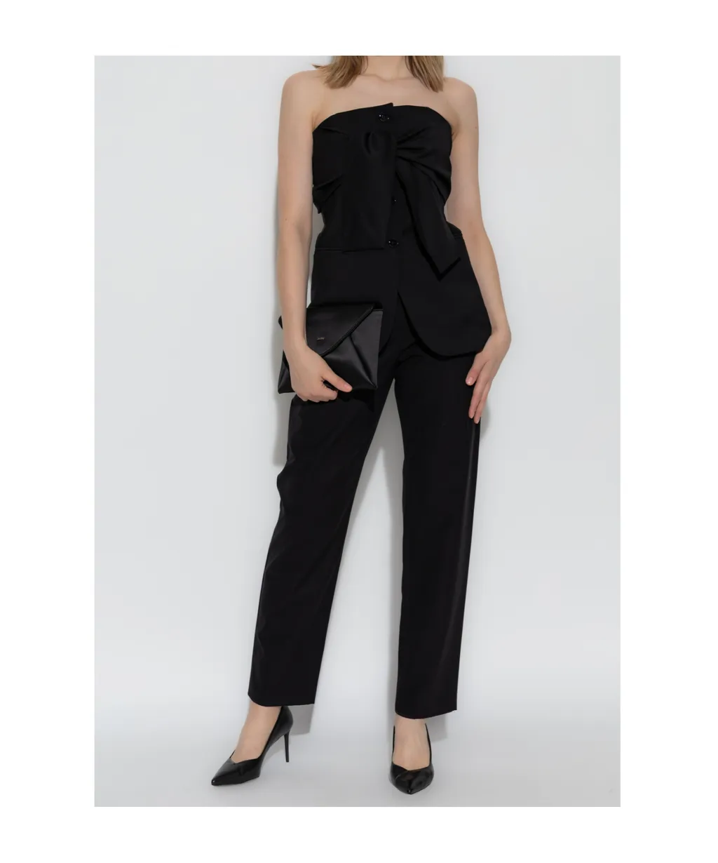 Cotton Carrot-Fit Trousers