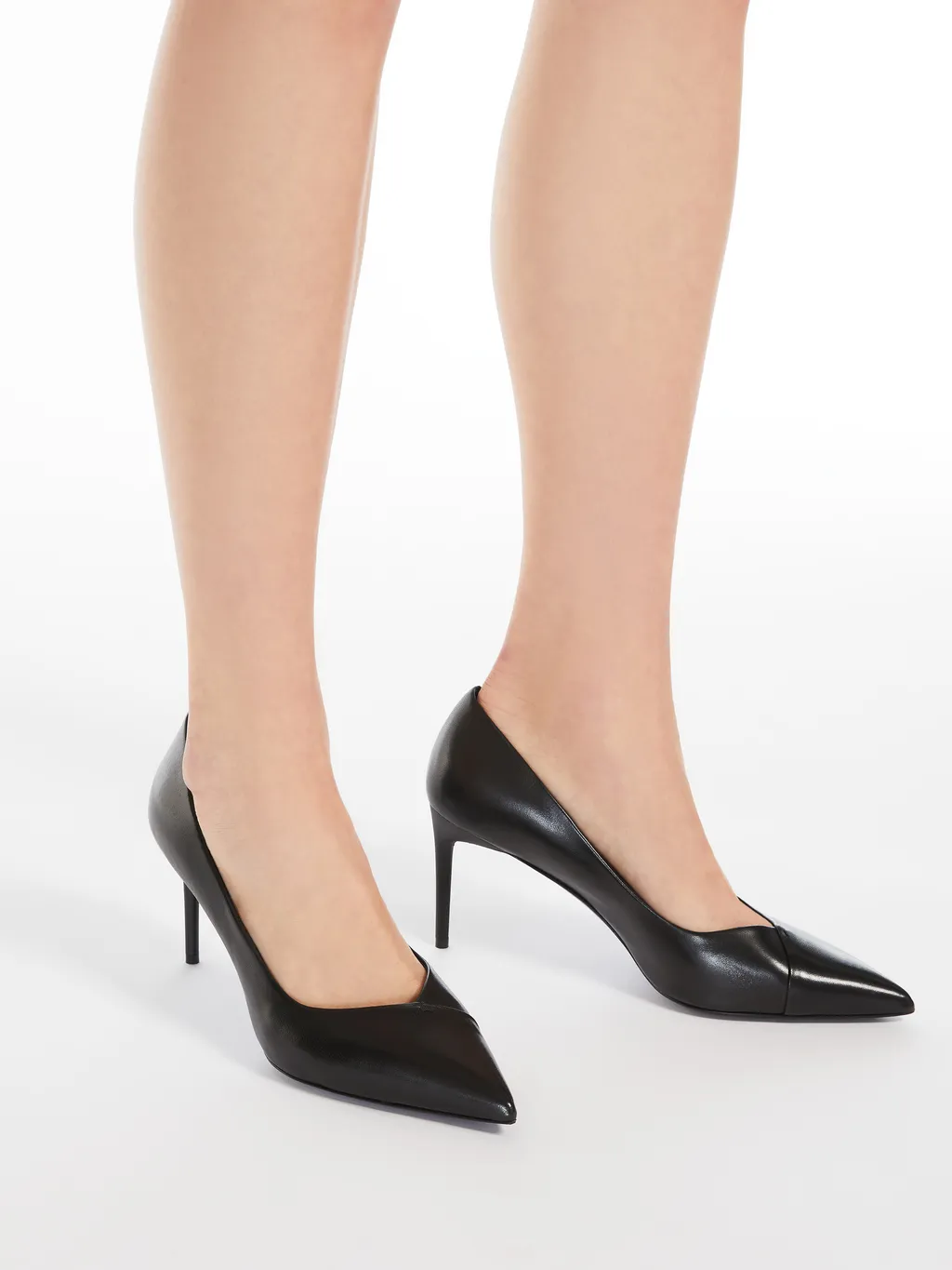 Nappa Leather Court Shoes