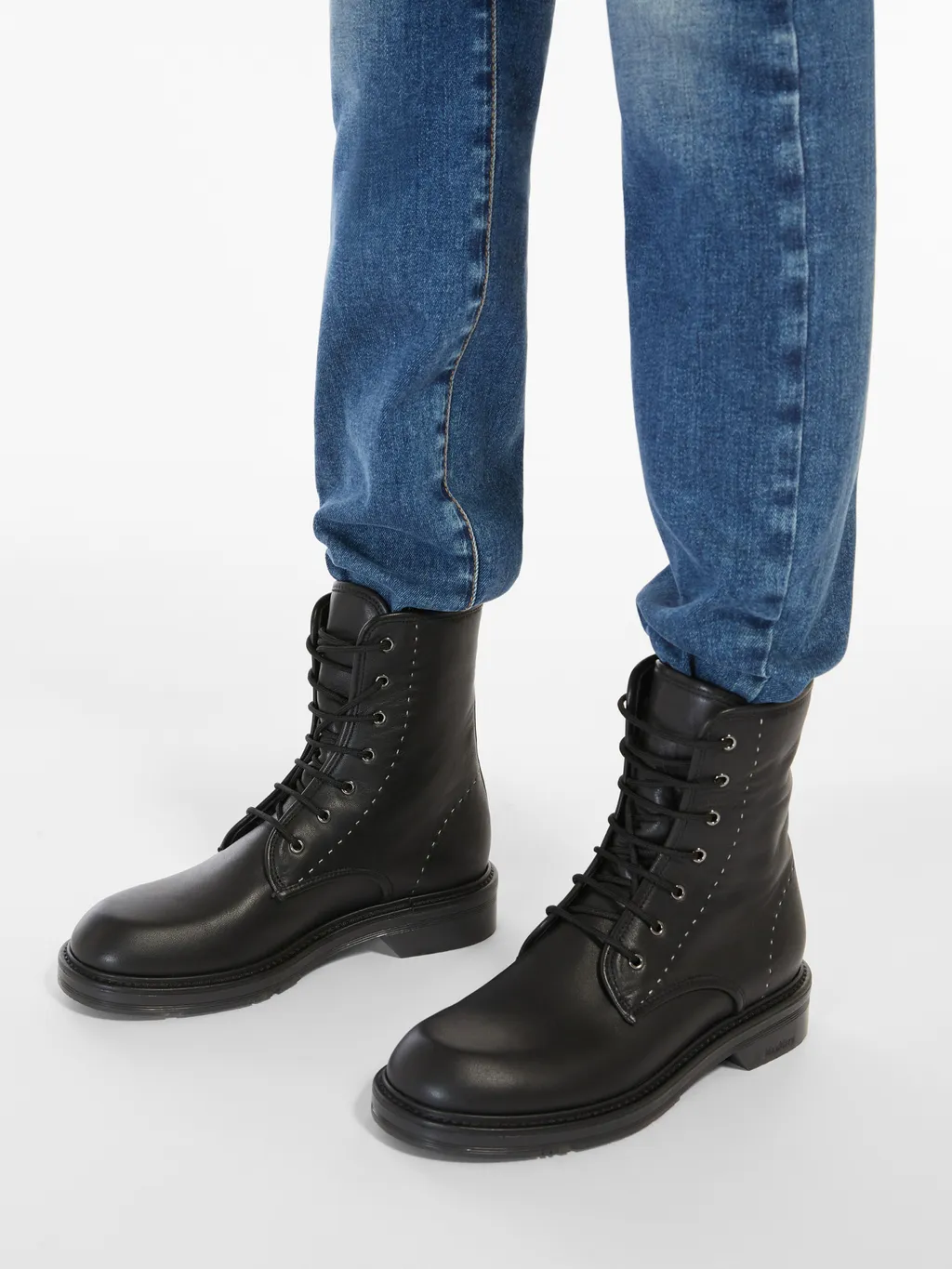 Leather Combat Boots