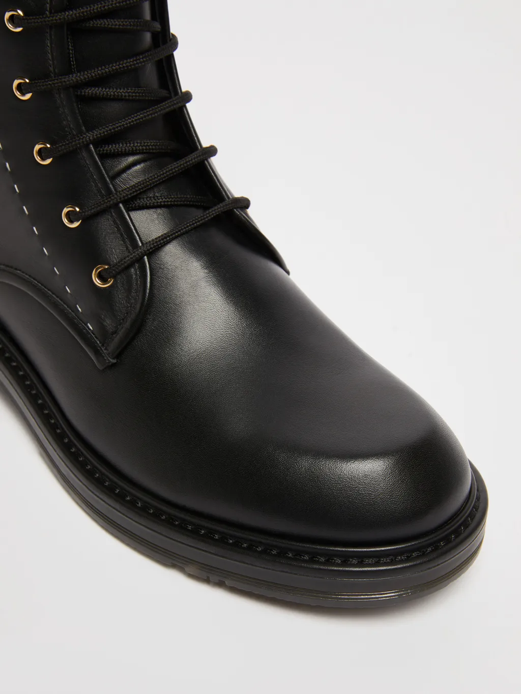 Leather Combat Boots