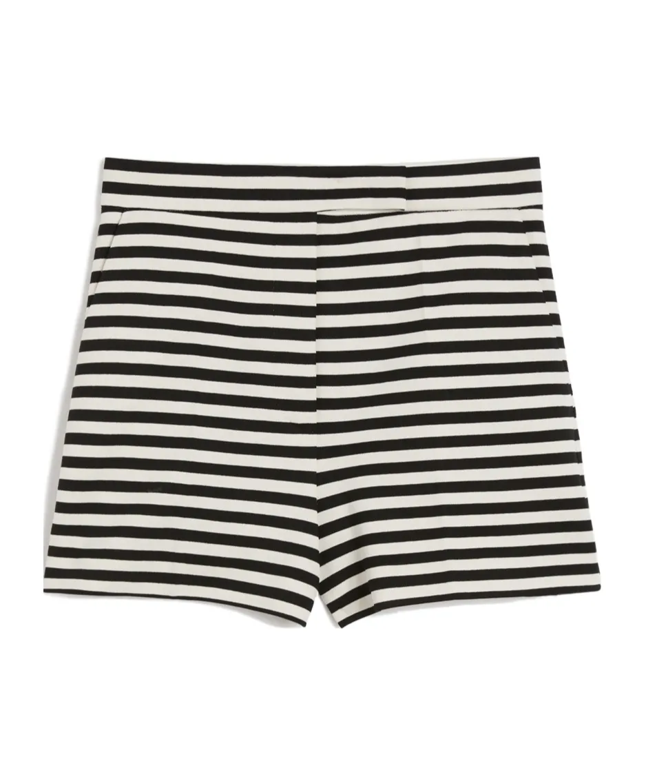 Striped Jersey Shorts
