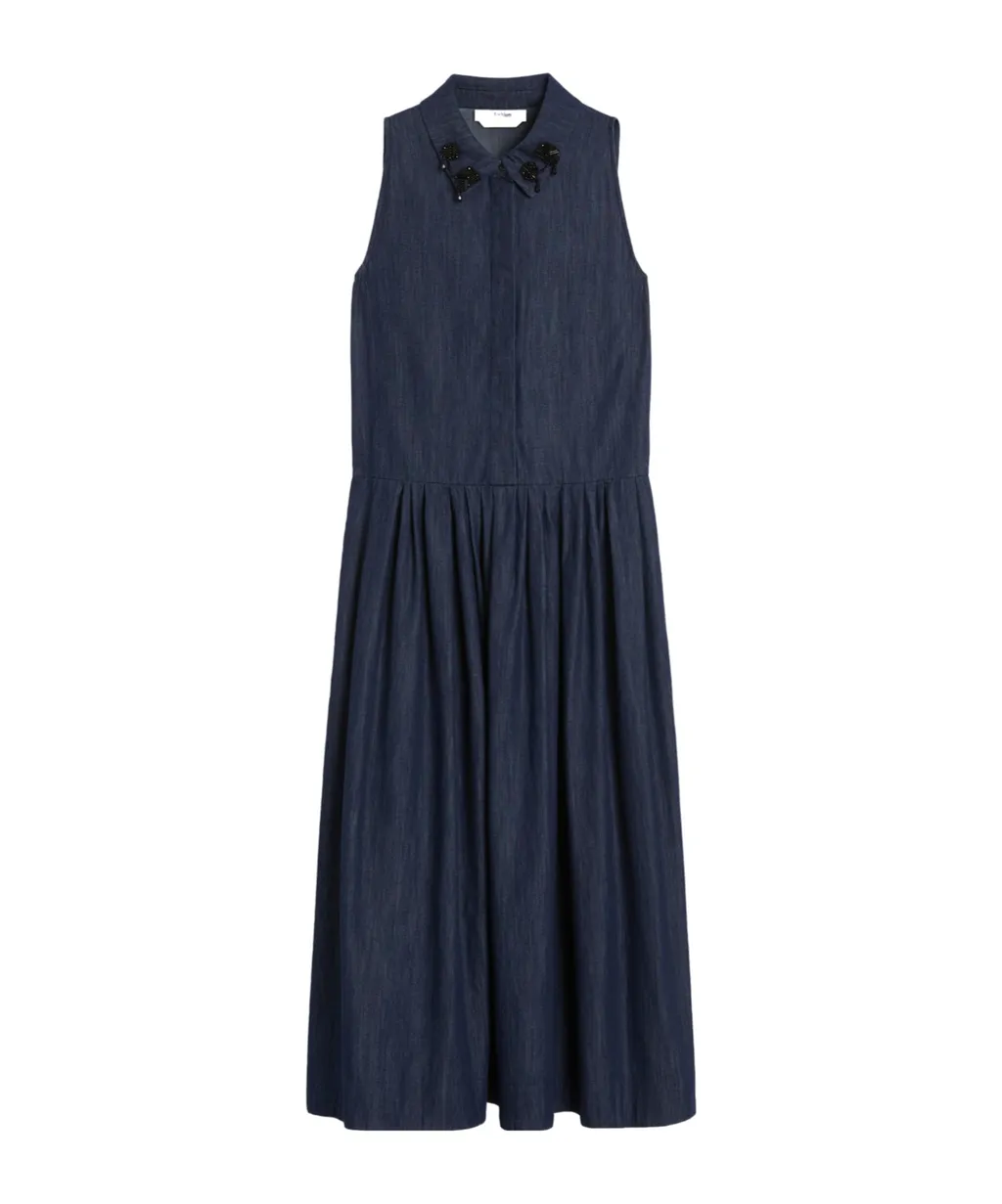 Sleeveless Denim Dress